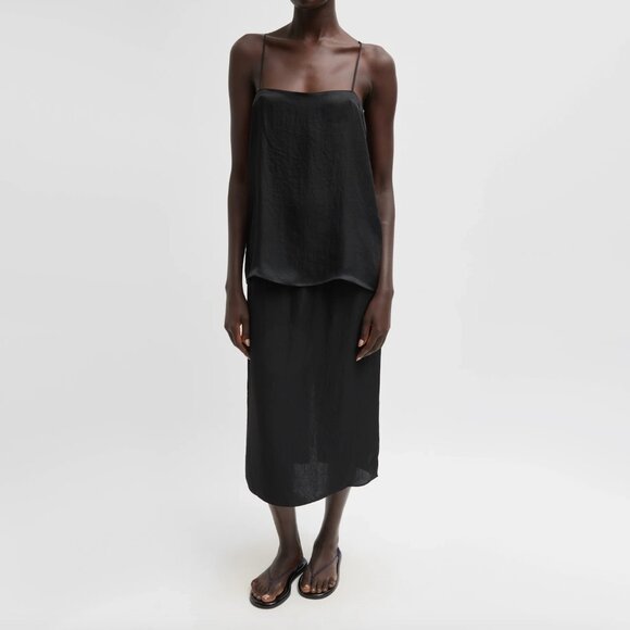 Tibi Slip Skirt in Black, size XL - Picture 1 of 10